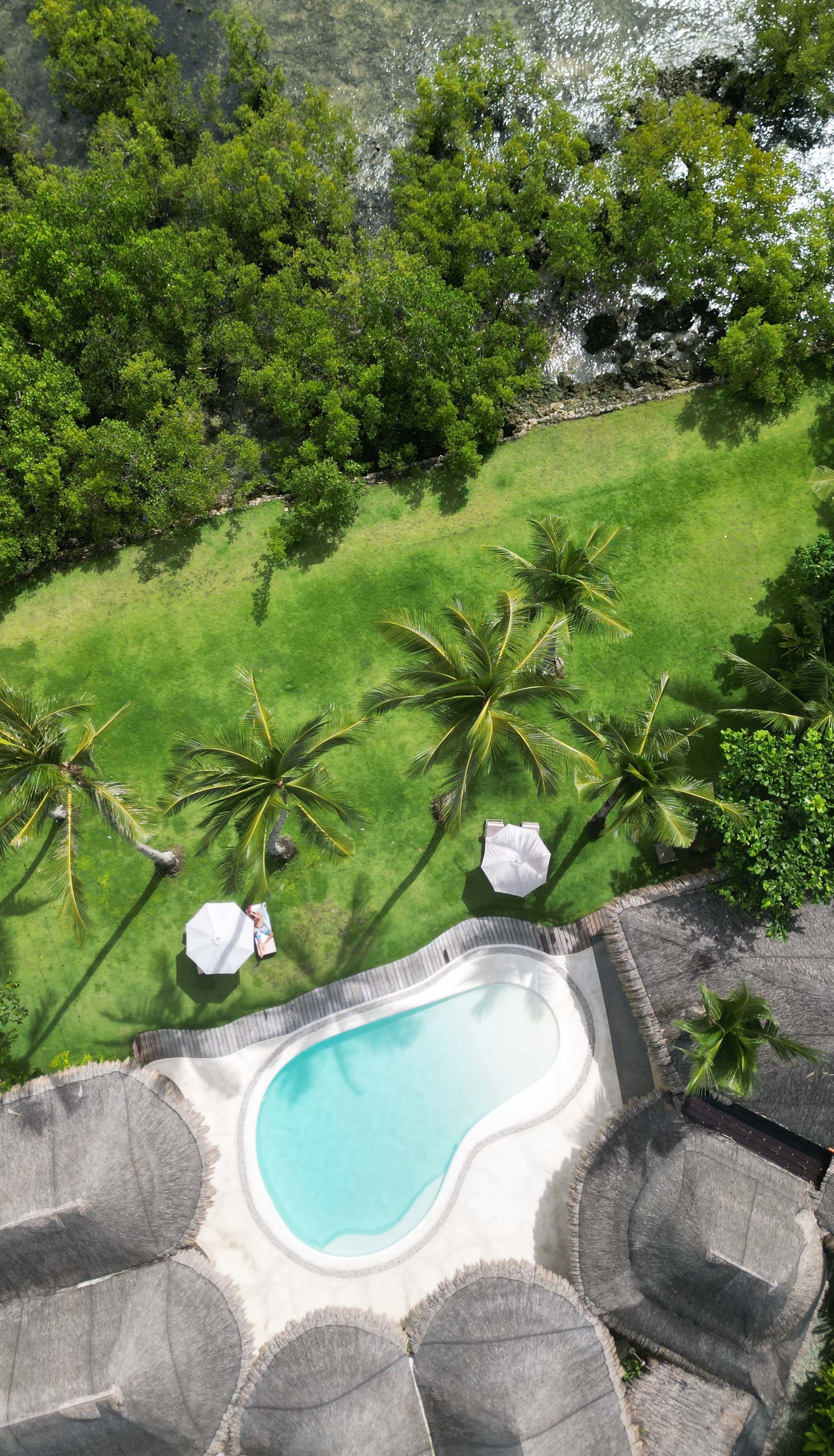 Aerial view of Kalo Villa