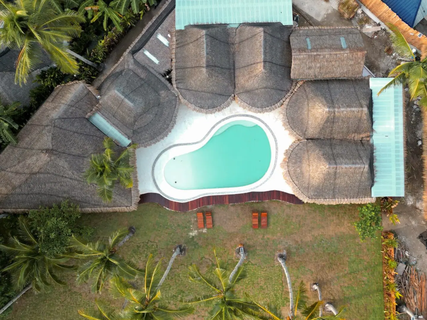 Aerial view of Siargao